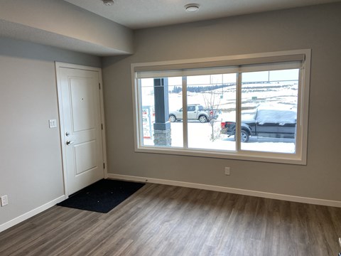 Floor plan for 1 bed, 1 bath, 660 sqft
